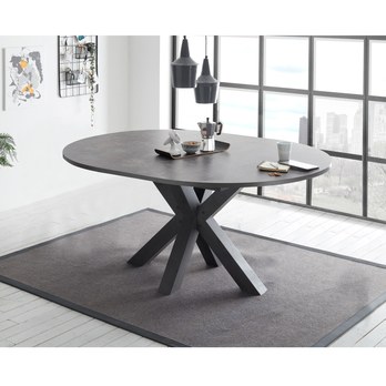 Jedálenský stôl BIG SYSTEM RUND X keramika, ⌀ 110 cm, podnož do X 4