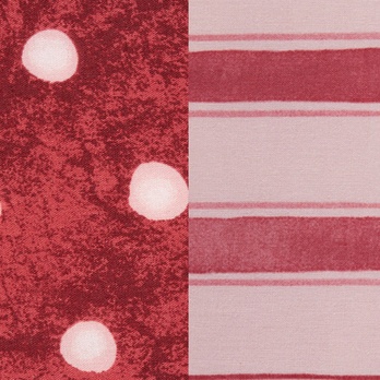 Posteľná bielizeň BODKY 2 červená, 80x80 a 135x200 cm 3