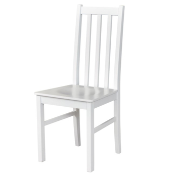 Jedálenská stolička BOLS 10 D biela 1