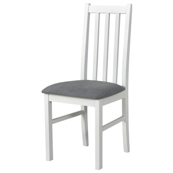 Jídelní židle BOLS 10 bílá/světle šedá 1