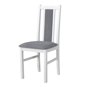 Jídelní židle BOLS 14 bílá/světle šedá 1