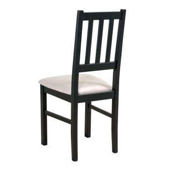 Jídelní židle BOLS 4 černá/béžová 2