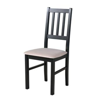 Jídelní židle BOLS 4 černá/béžová 1