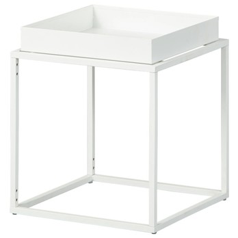 Přístavný stolek CLUB NY bílá 1