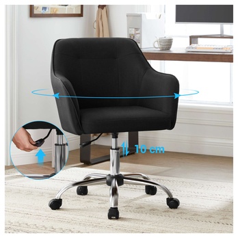 Kancelářská židle EBBA černá 3