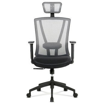 Kancelářská židle EDWARD černá/šedá 4