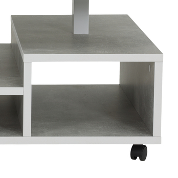 Konferenční stolek EIKE beton/bílá 4