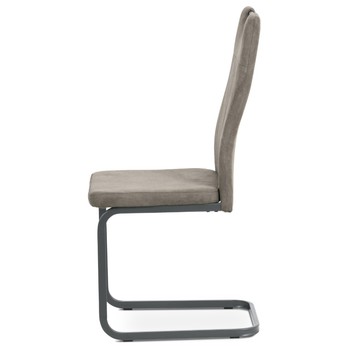 Jedálenská stolička EVELYN hnedá/sivá 4
