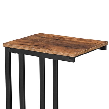Přístavný stolek EVORA II hnědá/černá 4