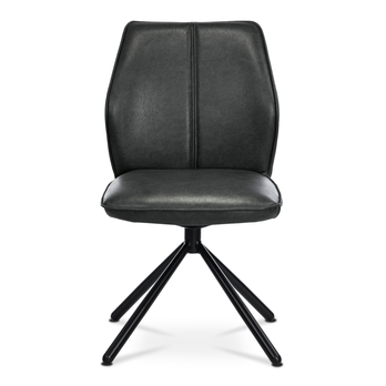 Jedálenská stolička FABIANA sivá/čierna 2