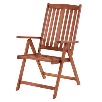 Polohovací zahradní židle FANO akáciové dřevo 1