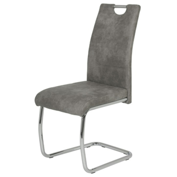 Jedálenská stolička FLORA II S sivá 1
