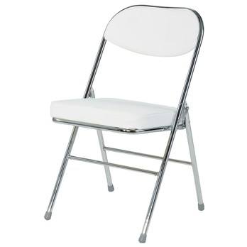 Skladacia stolička FLORIAN biela 1