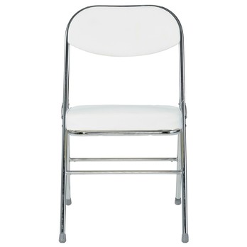 Skladacia stolička FLORIAN biela 2