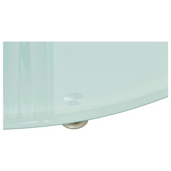 Jedálenský stôl FRED sklo/kov 4