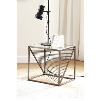 Přístavný stolek GERA 2 bronz 2