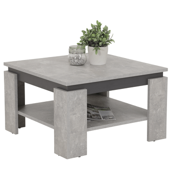 Konferenční stolek IAN beton/antracitová 1