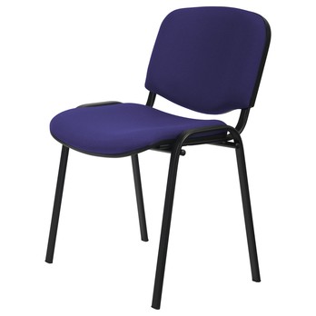 Konferenční židle ISO černá/modrá 1