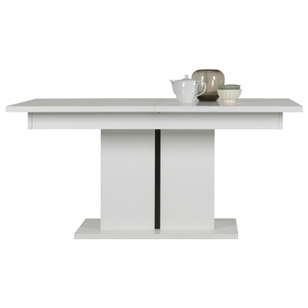 Jídelní stůl IVONA bílá, rozkládací 160-200 cm 4