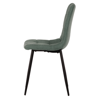 Jedálenská stolička KARA zelená/čierna 2