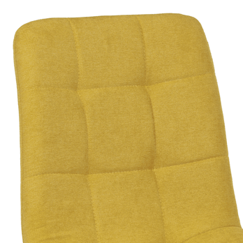 Jedálenská stolička KARA žltá/čierna 4