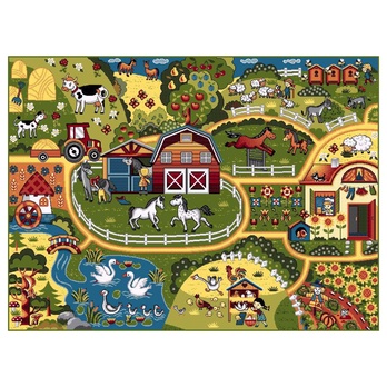 Dětský koberec KOLIBRI farma, 133x190 cm 1