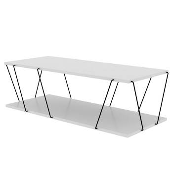 Konferenční stolek  LABRANDA bílá/černá 1