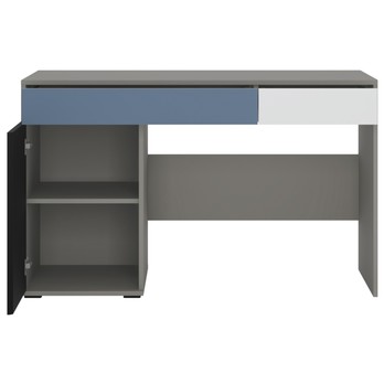 Písací stôl LASER modrá/sivá 3