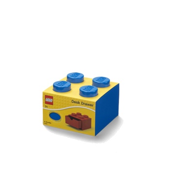 Stolní box se zásuvkou LEGO modrá, 16x16x12 cm 1