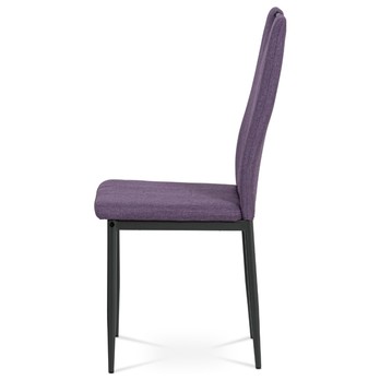 Jedálenská stolička LEILA fialová/antracit 3