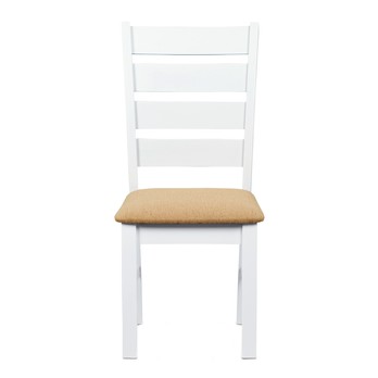 Jídelní židle MICHALA 1 bílá/písková 2