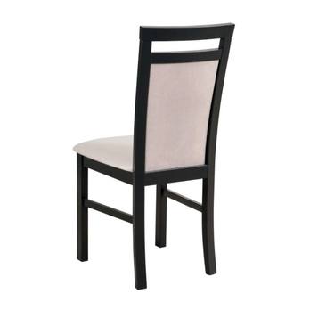 Jídelní židle MILAN 5 černá/béžová 2
