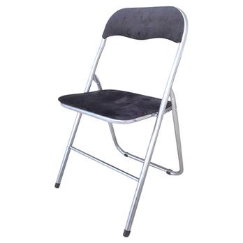 Skládací židle NIKLAS hliník/černá 1