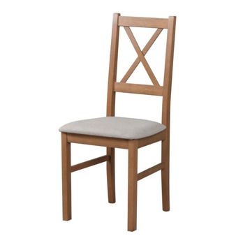 Jídelní židle NILA 10 dub stirling/béžová 1