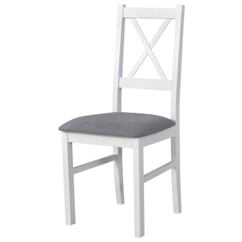 Jedálenská stolička NILA 10 sivá/biela 1