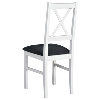 Jídelní židle NILA 10 bílá/černá 2