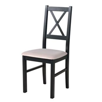 Jídelní židle NILA 10 černá/béžová 1