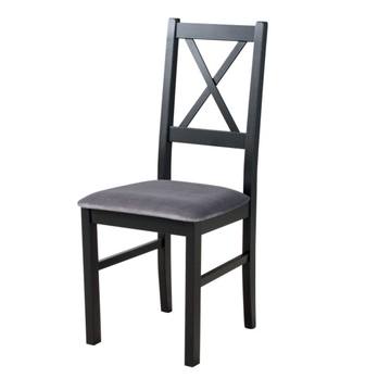 Jídelní židle NILA 10 černá/antracit 1