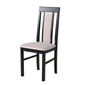 Jídelní židle NILA 2 černá/béžová 1