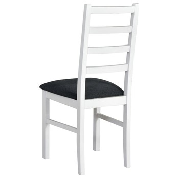 Jedálenská stolička NILA 8 tmavosivá/biela 2