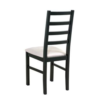 Jídelní židle NILA 8 černá/béžová 2