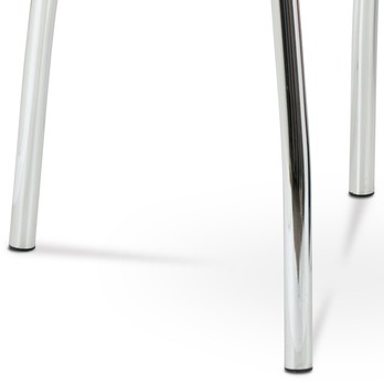 Jídelní židle  NOEMI bílá/kov 4