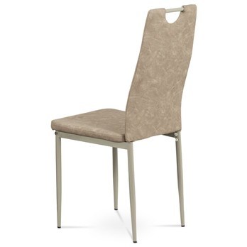 Jídelní židle OLINA hnědá/béžová 4