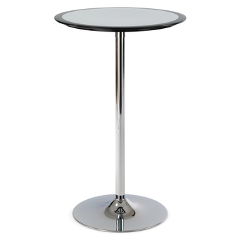 Barový stolek ONTARIO černo-stříbrná 1