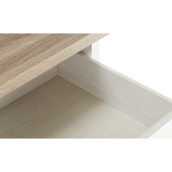 Písací stôl PARVATI  pínia biela/dub truffel 5