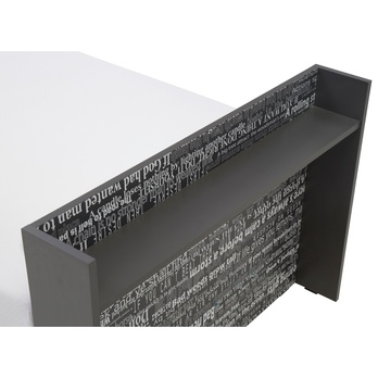 Postel s matrací PHILOSOPHY bílá/grafit, pravá, 90x200 cm 5