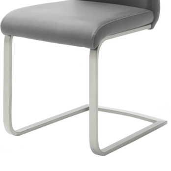 Jedálenská stolička PIPER sivá 3