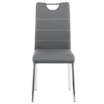 Jedálenská stolička POLA sivá 3