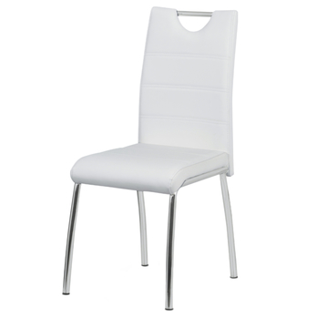 Jedálenská stolička POLA biela 1