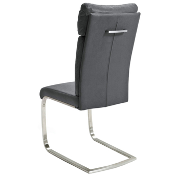 Jedálenská stolička RILEY sivá 2